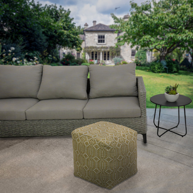 National Tree Company Outdoor Ottoman with Sunbrella® Cushion & Reviews ...